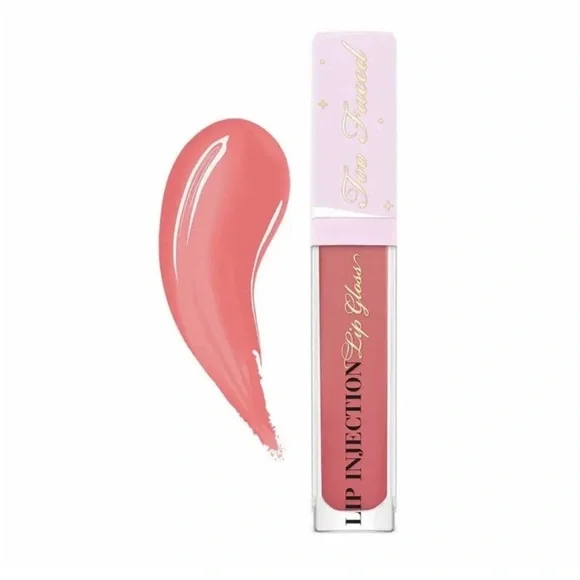 Too Faced Enchanted Eyeshadow Palette with Pink Lip Gloss and travel Mascara